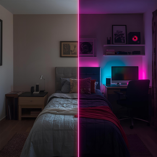 Luces LED RGB 5m USB con control Bluetooth